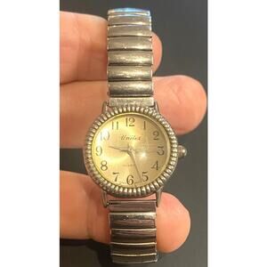 VTG Women's 22mm Silver Tone Unitex Watch, Expansion Band